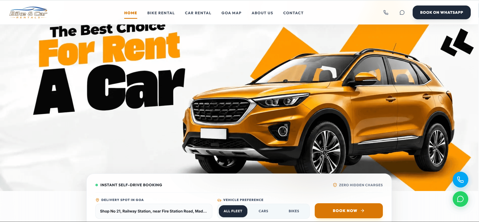Bike & Car Rental Goa